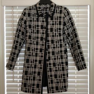 Women’s Black and White Dress Jacket